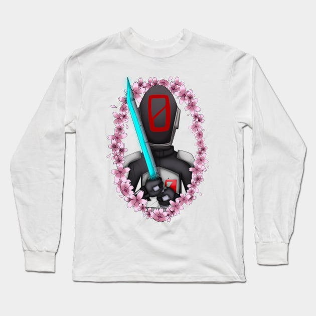 Borderlands Cherry Blossom Zer0 Long Sleeve T-Shirt by CaptainShivers